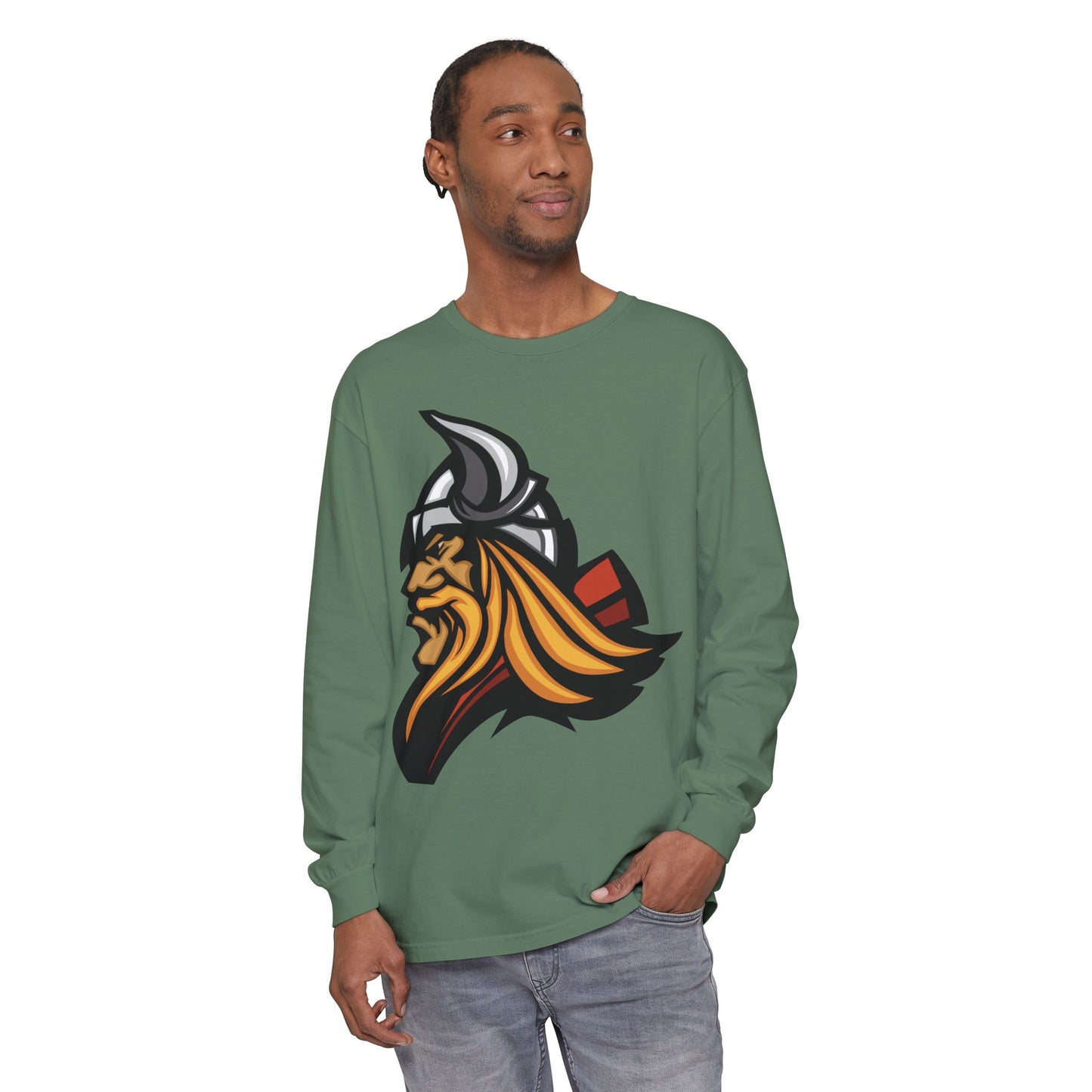 Garment-Dyed Long Sleeve Tee