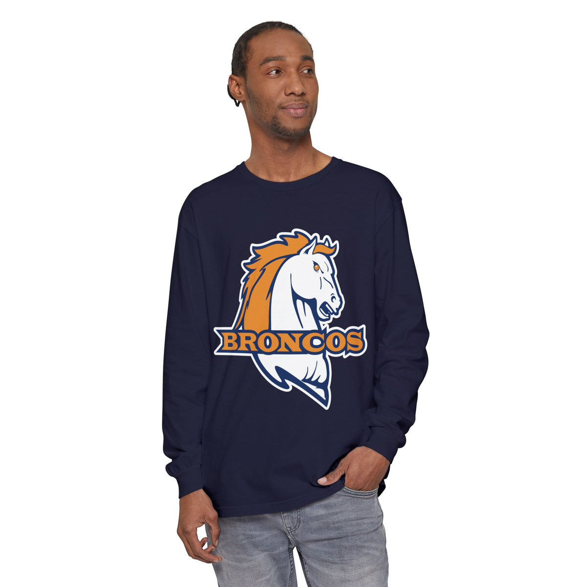 Garment-Dyed Long Sleeve Tee