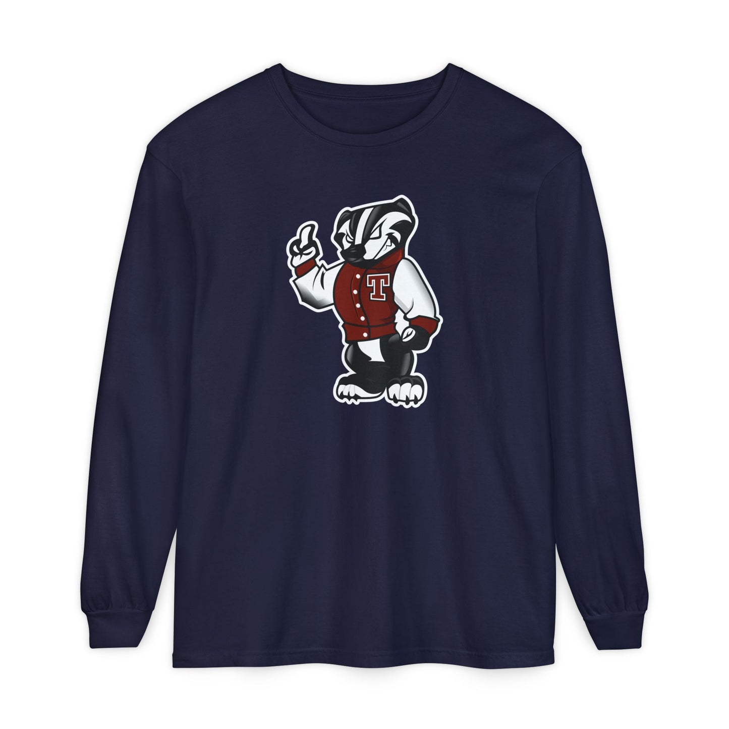 Garment-Dyed Long Sleeve Tee