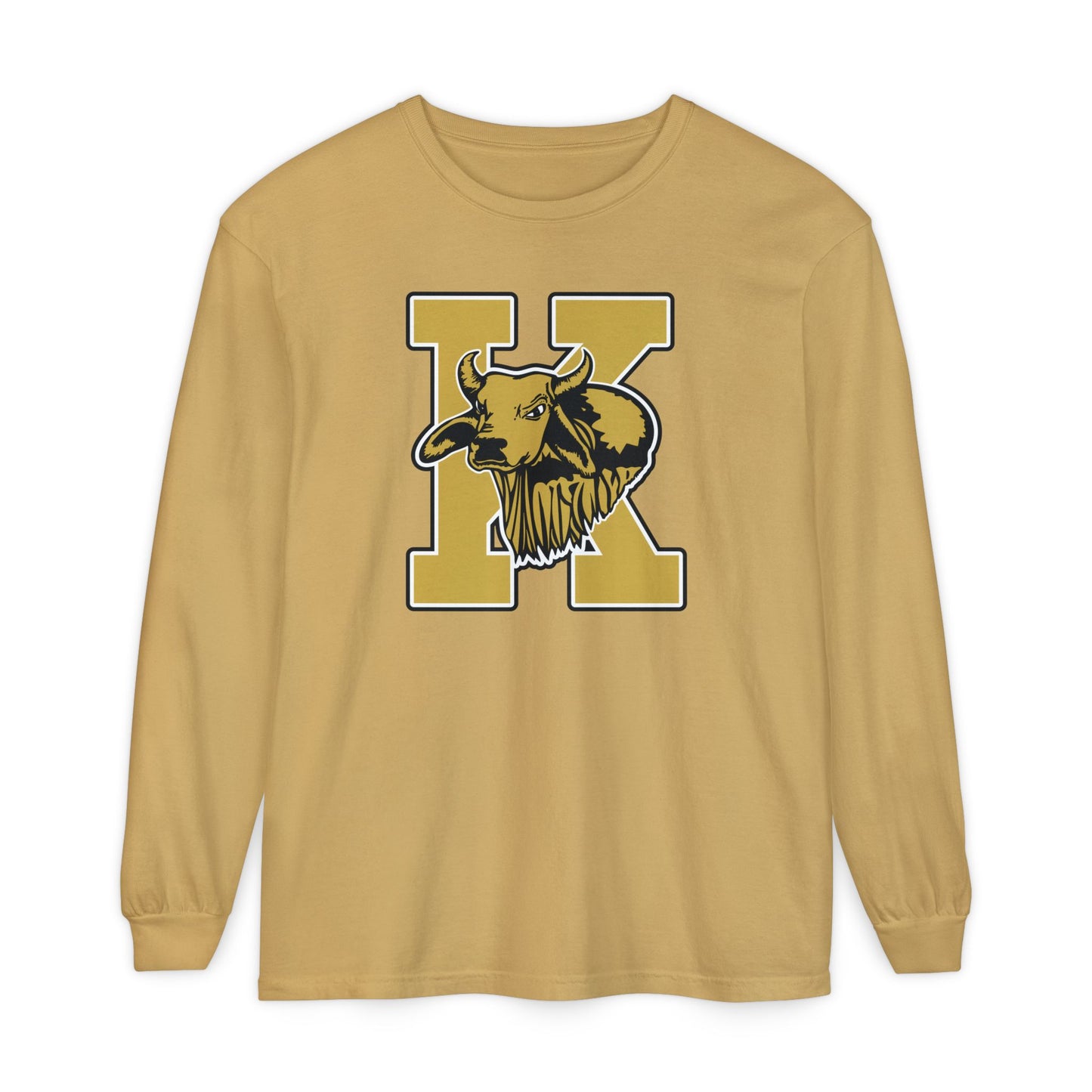 Garment-Dyed Long Sleeve Tee