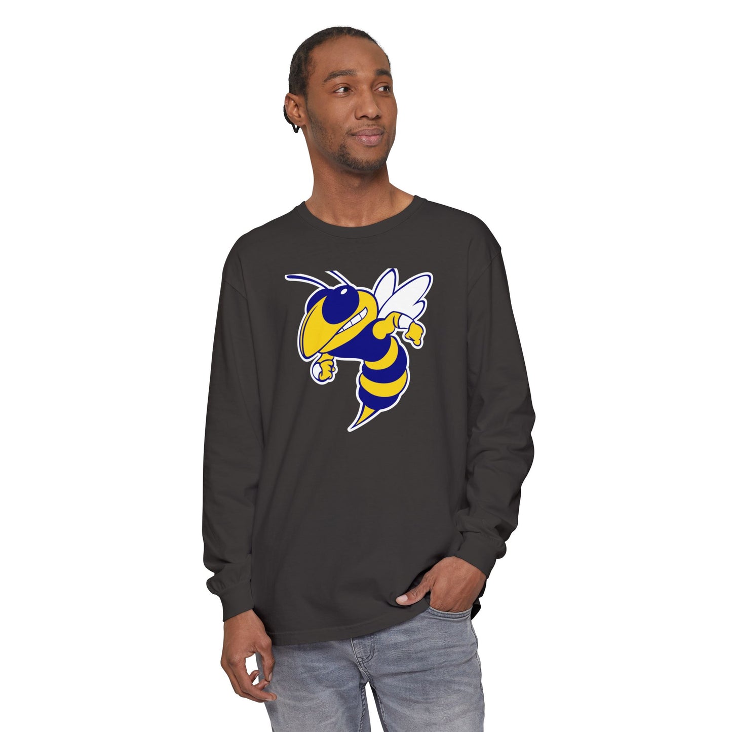 Garment-Dyed Long Sleeve Tee