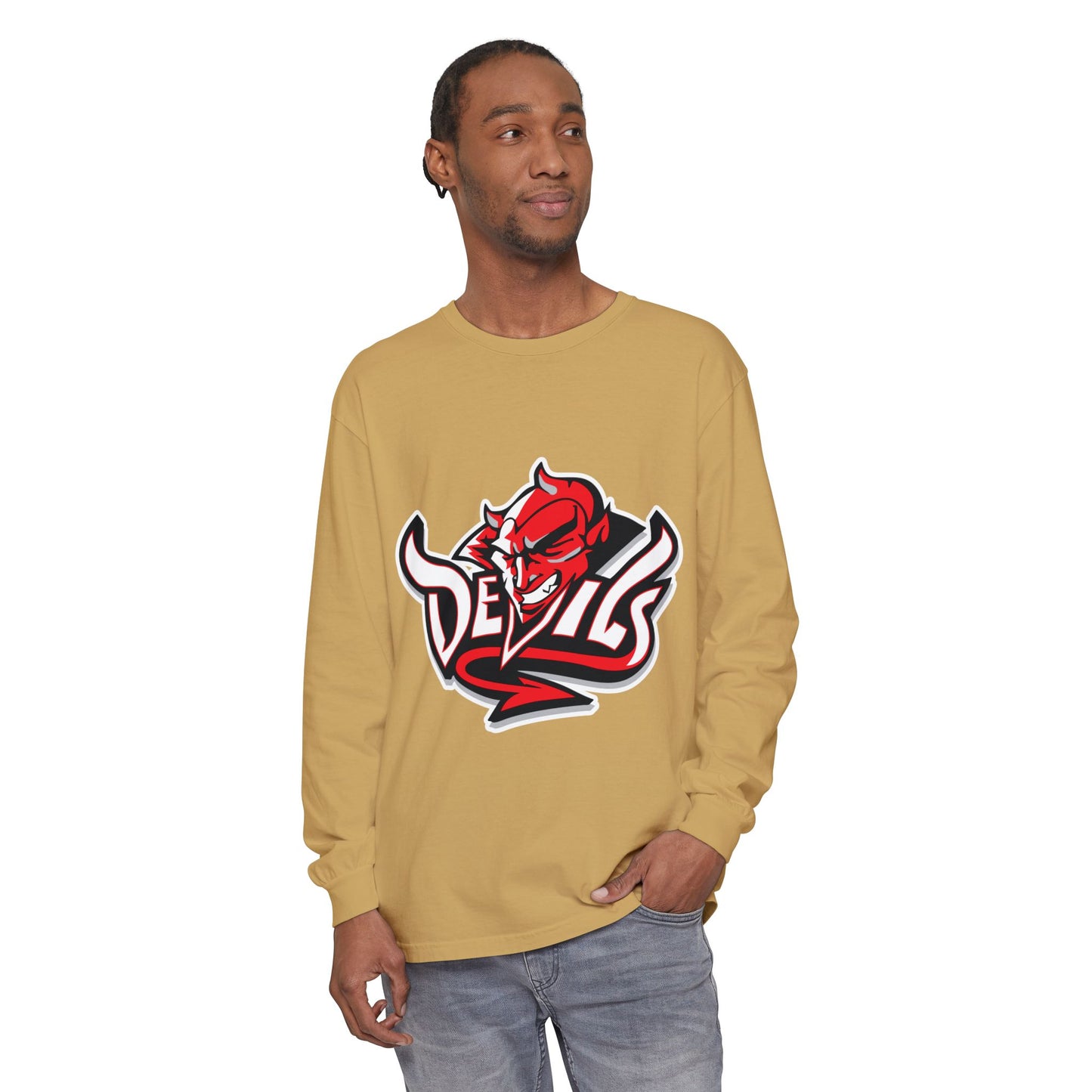 Garment-Dyed Long Sleeve Tee