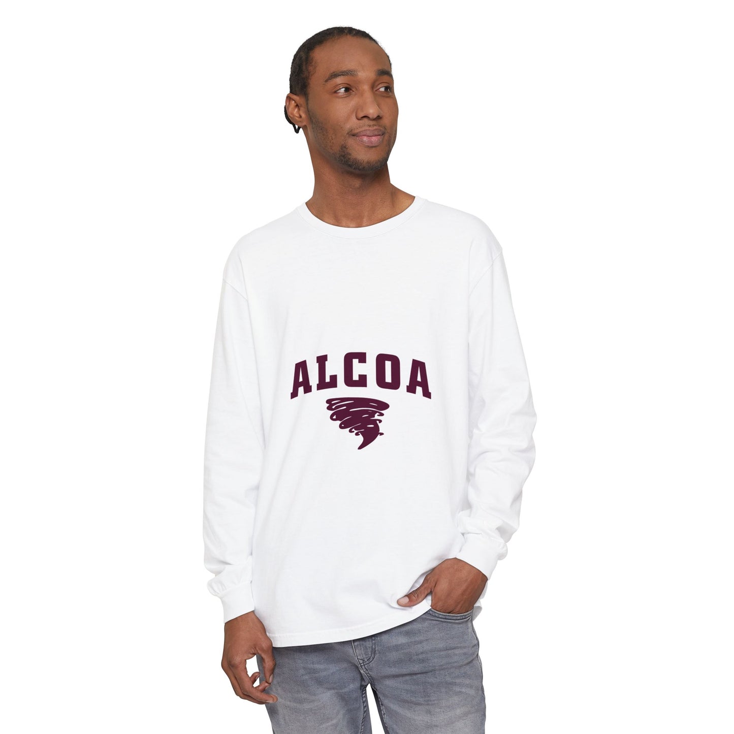 Garment-Dyed Long Sleeve Tee