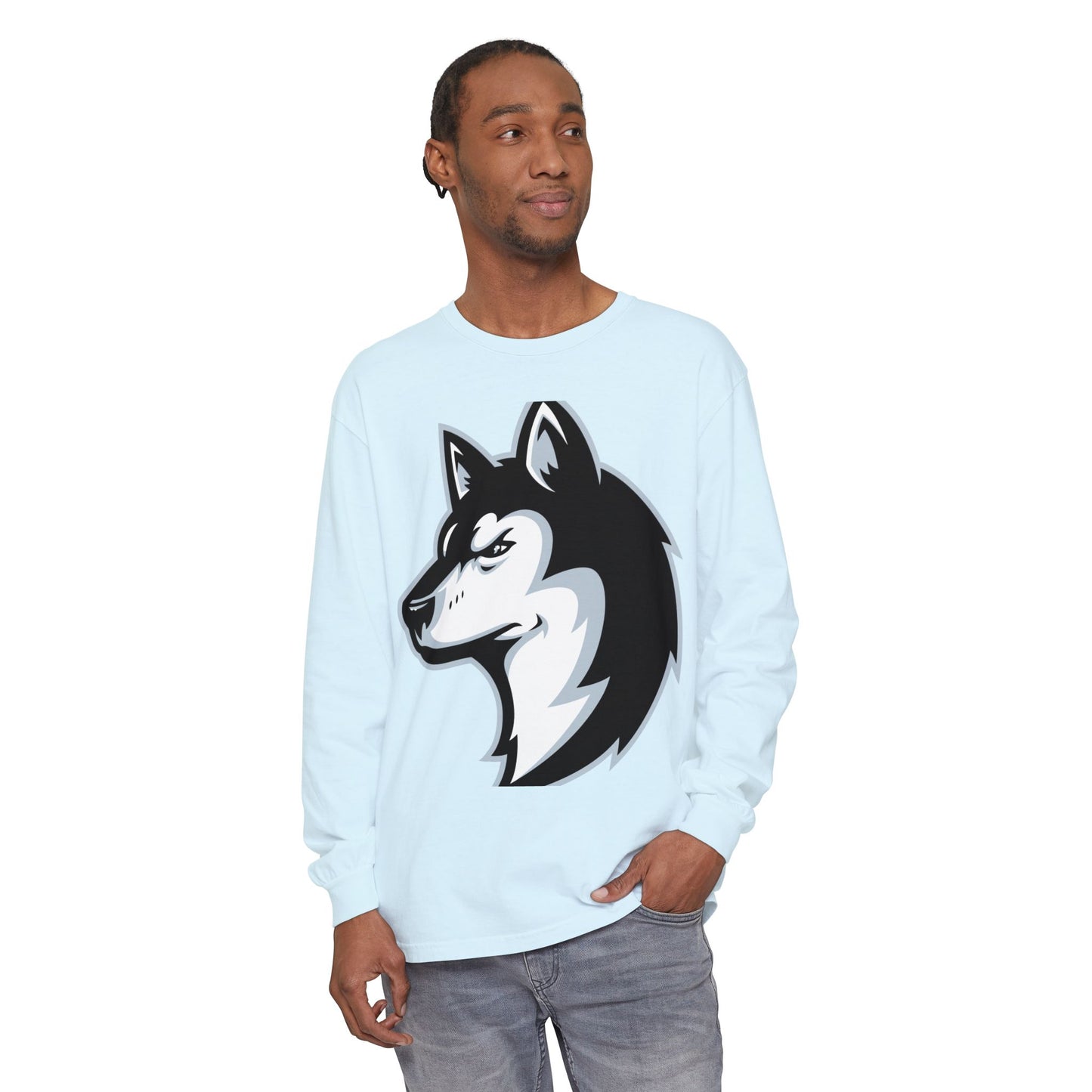 Garment-Dyed Long Sleeve Tee