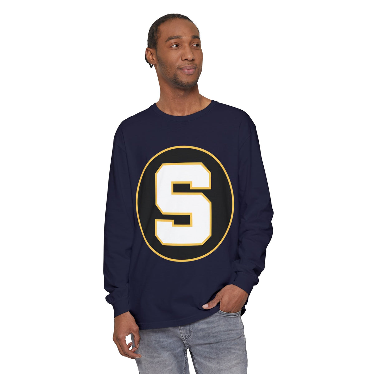 Garment-Dyed Long Sleeve Tee