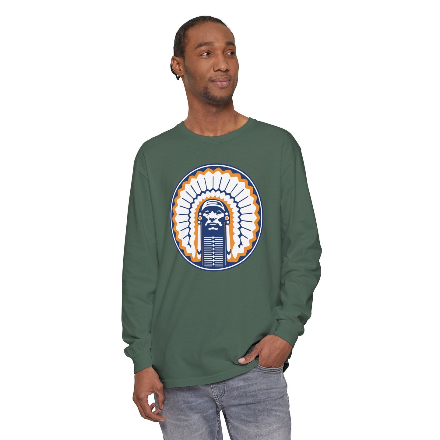 Garment-Dyed Long Sleeve Tee