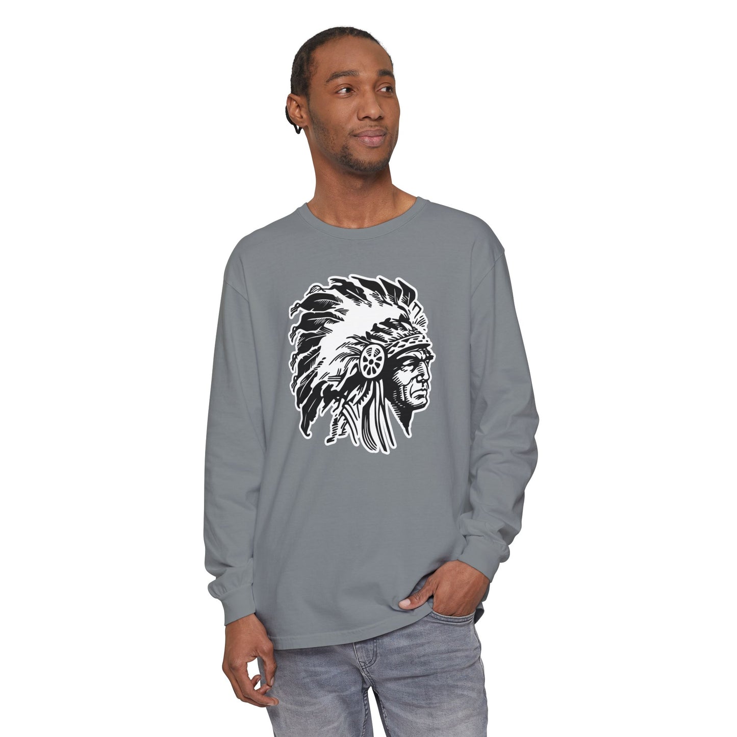 Garment-Dyed Long Sleeve Tee