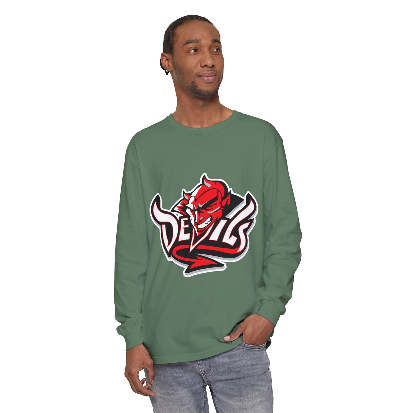 Garment-Dyed Long Sleeve Tee