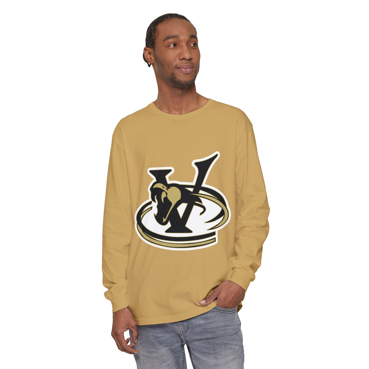 Garment-Dyed Long Sleeve Tee