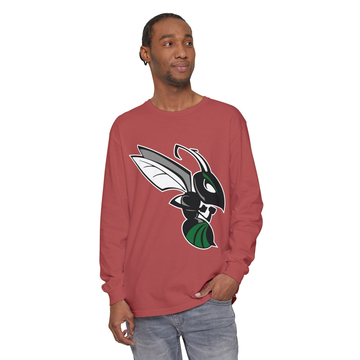 Garment-Dyed Long Sleeve Tee