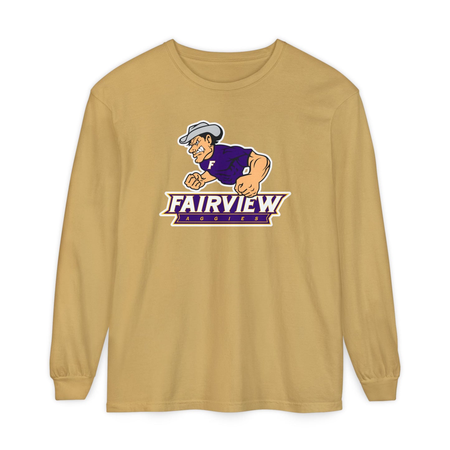 Garment-Dyed Long Sleeve Tee