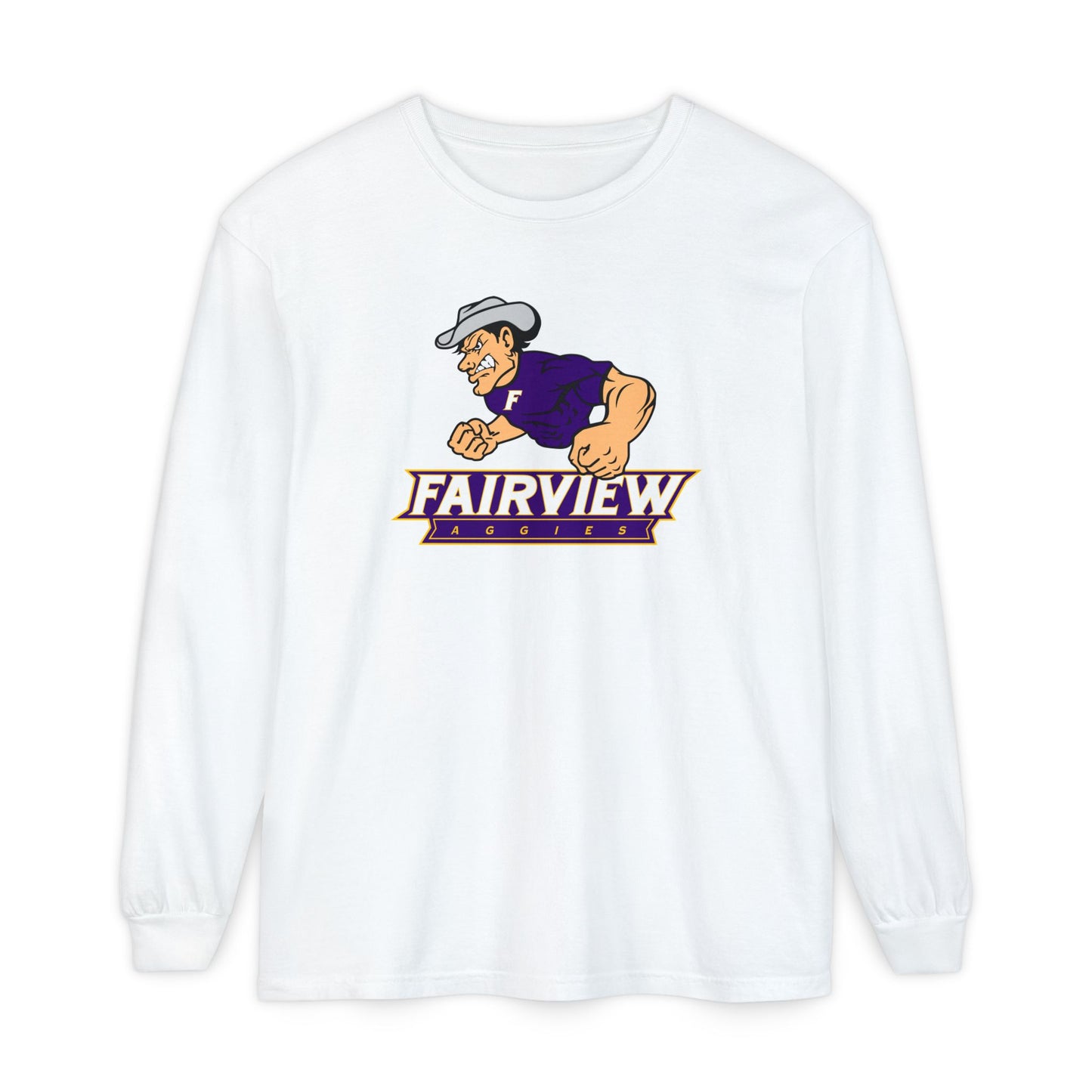 Garment-Dyed Long Sleeve Tee