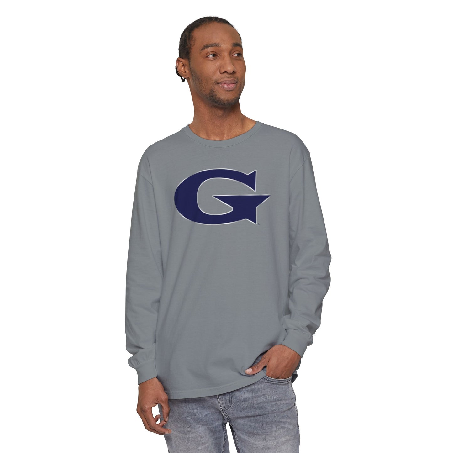 Garment-Dyed Long Sleeve Tee
