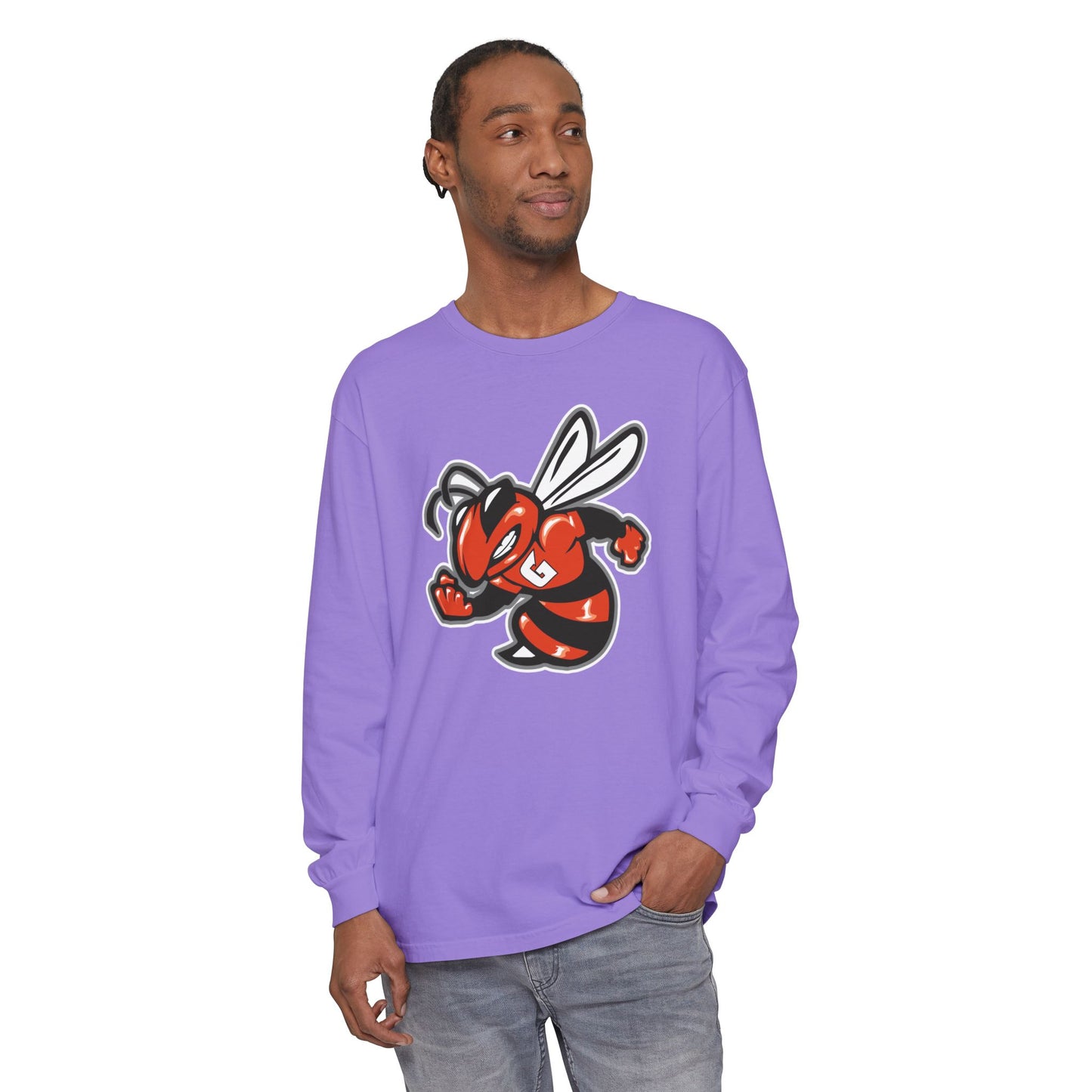 Garment-Dyed Long Sleeve Tee