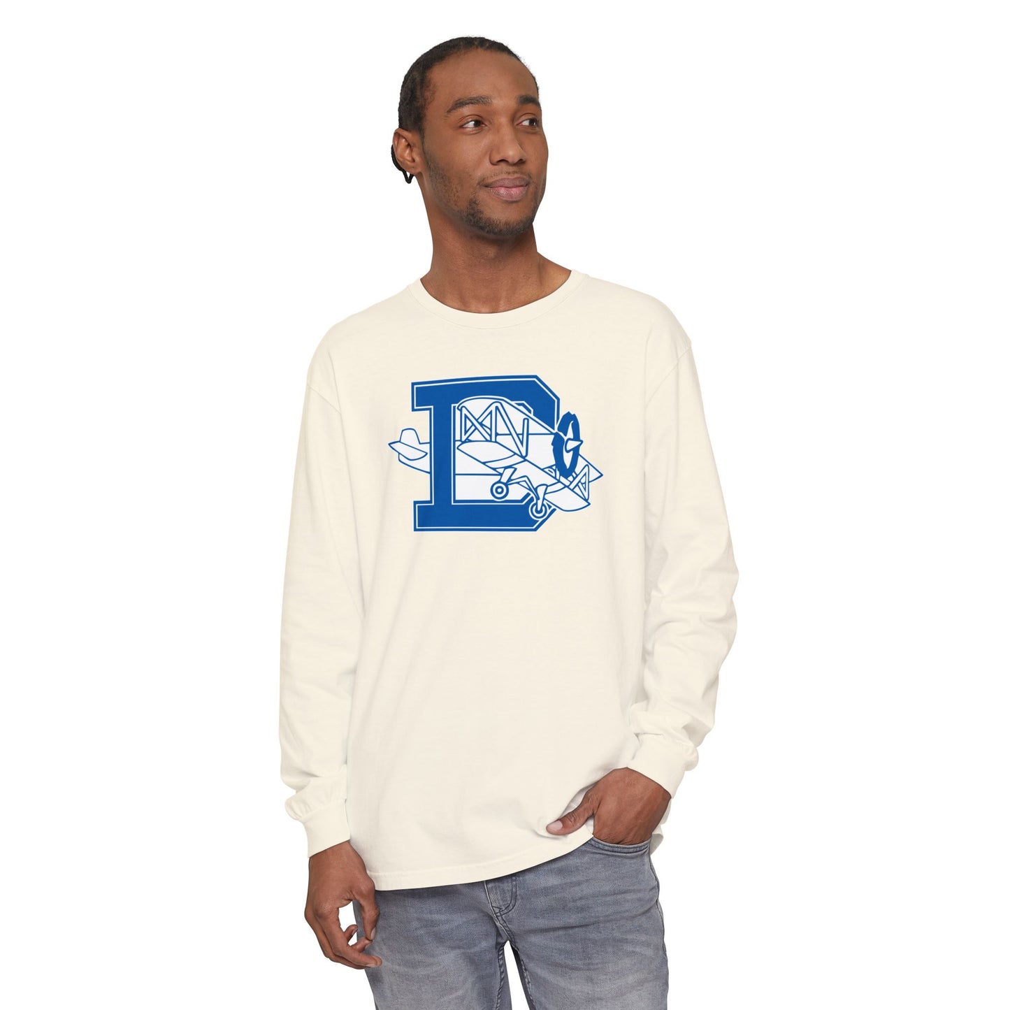 Garment-Dyed Long Sleeve Tee
