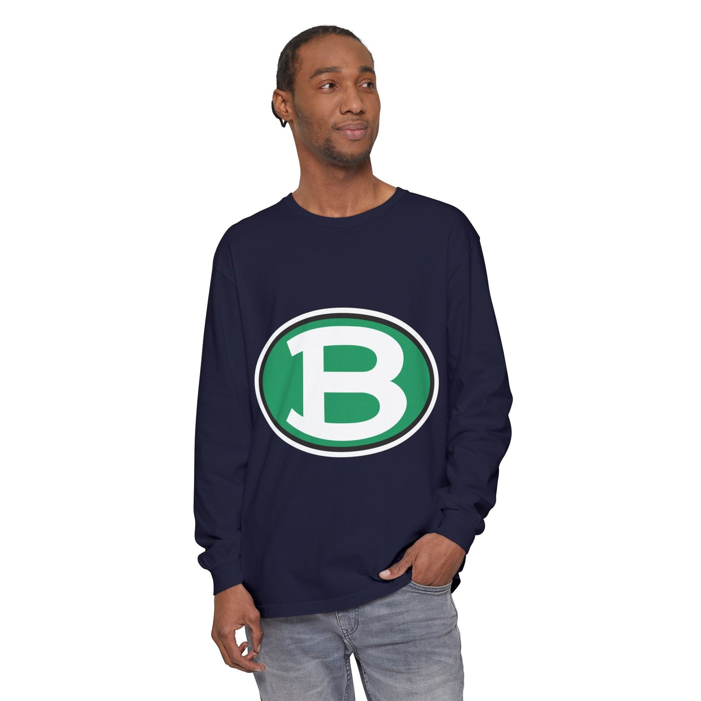 Garment-Dyed Long Sleeve Tee