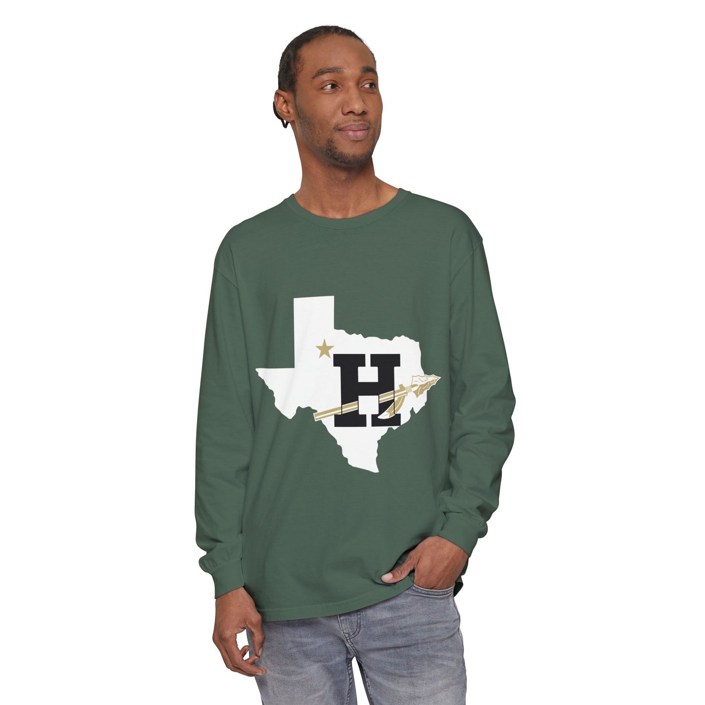 Garment-Dyed Long Sleeve Tee
