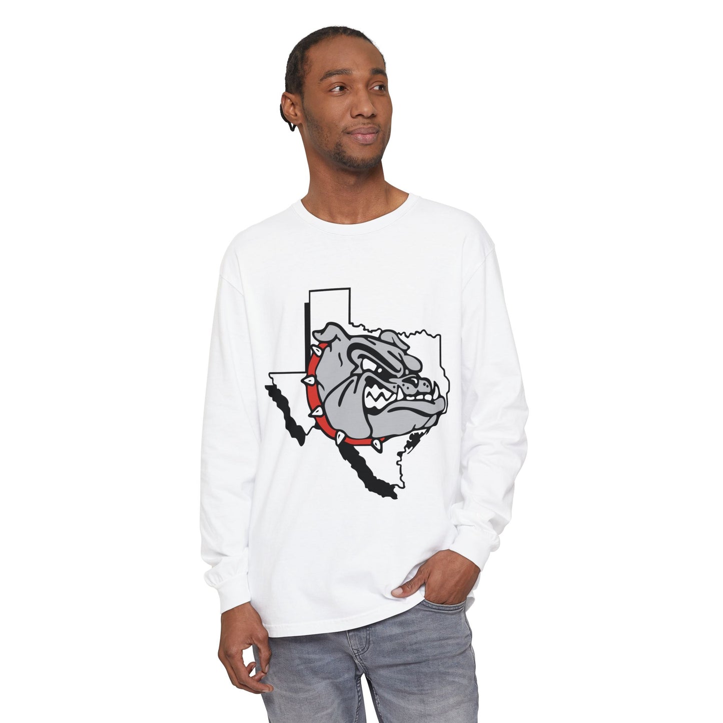 Garment-Dyed Long Sleeve Tee
