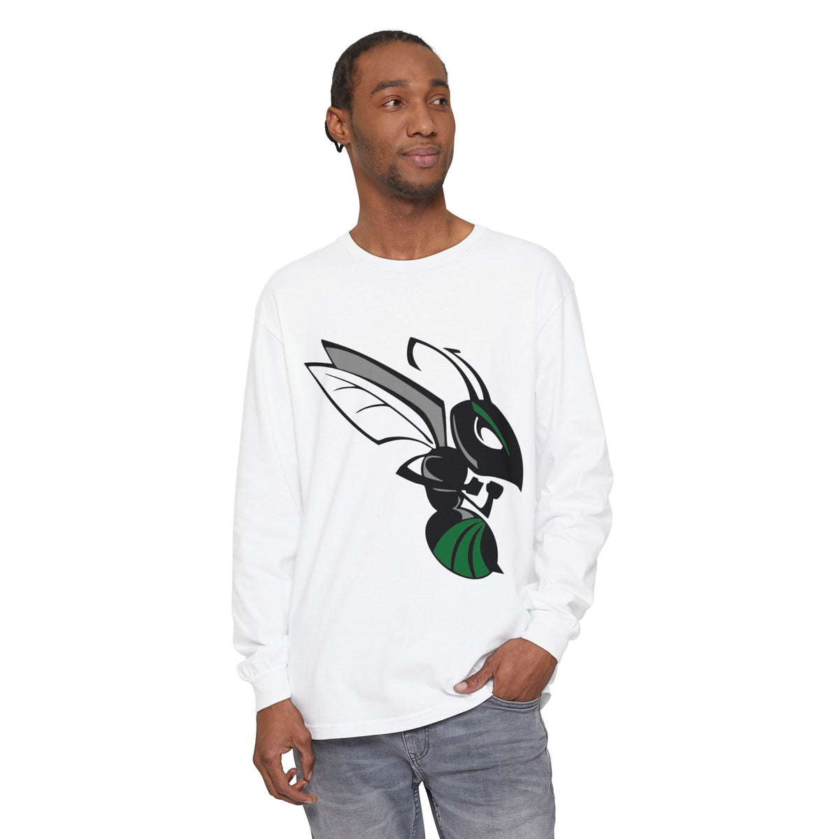 Garment-Dyed Long Sleeve Tee