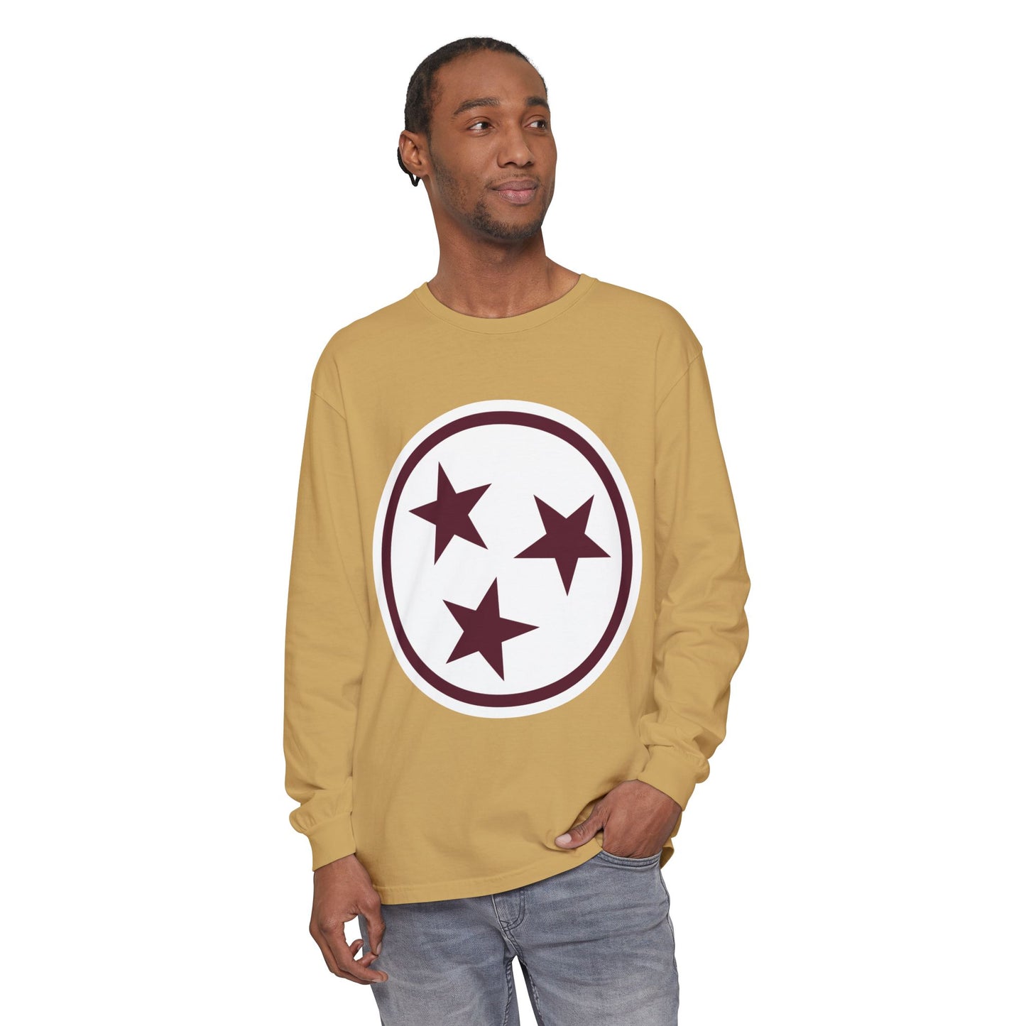 Garment-Dyed Long Sleeve Tee