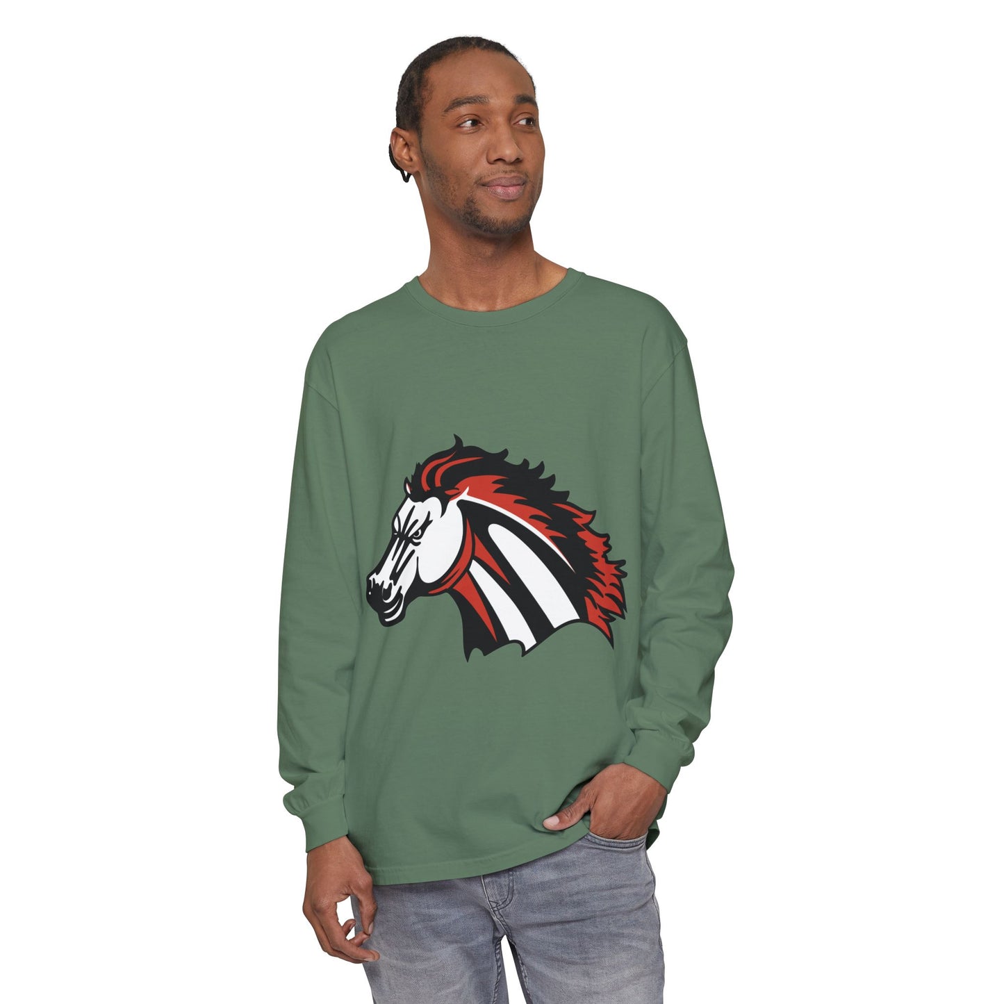 Garment-Dyed Long Sleeve Tee