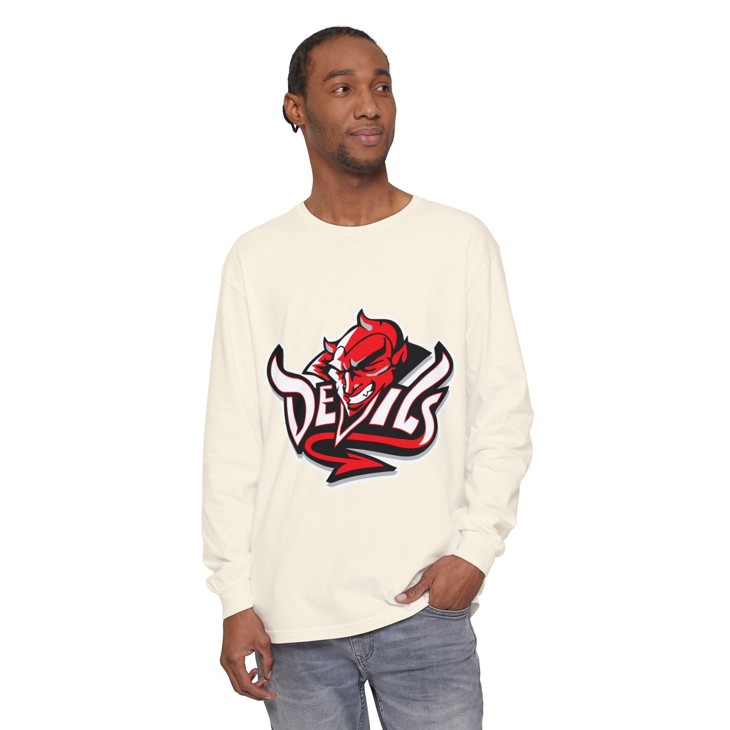 Garment-Dyed Long Sleeve Tee