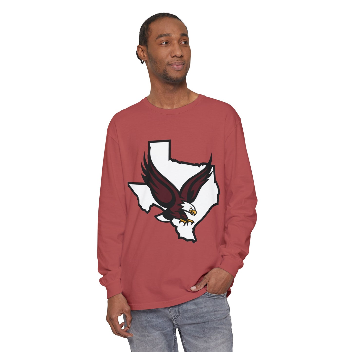 Garment-Dyed Long Sleeve Tee
