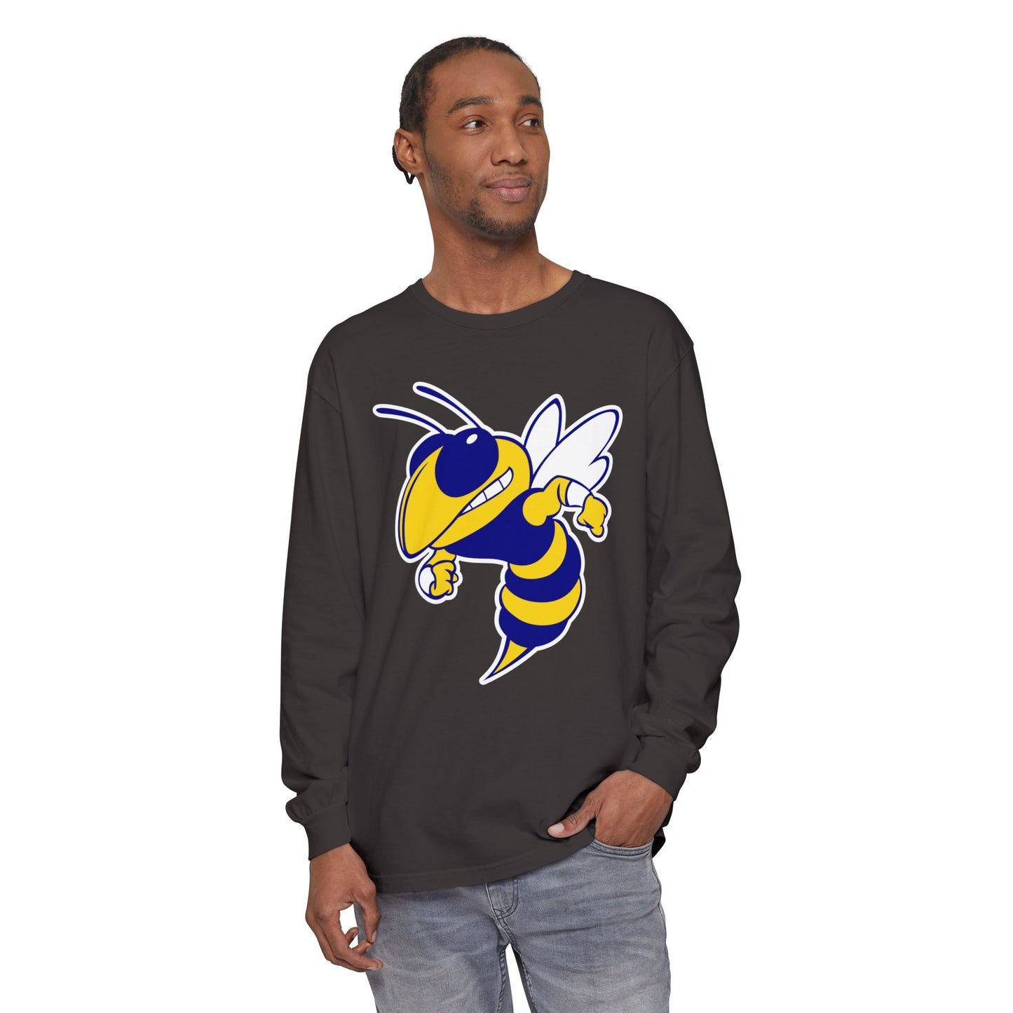 Garment-Dyed Long Sleeve Tee