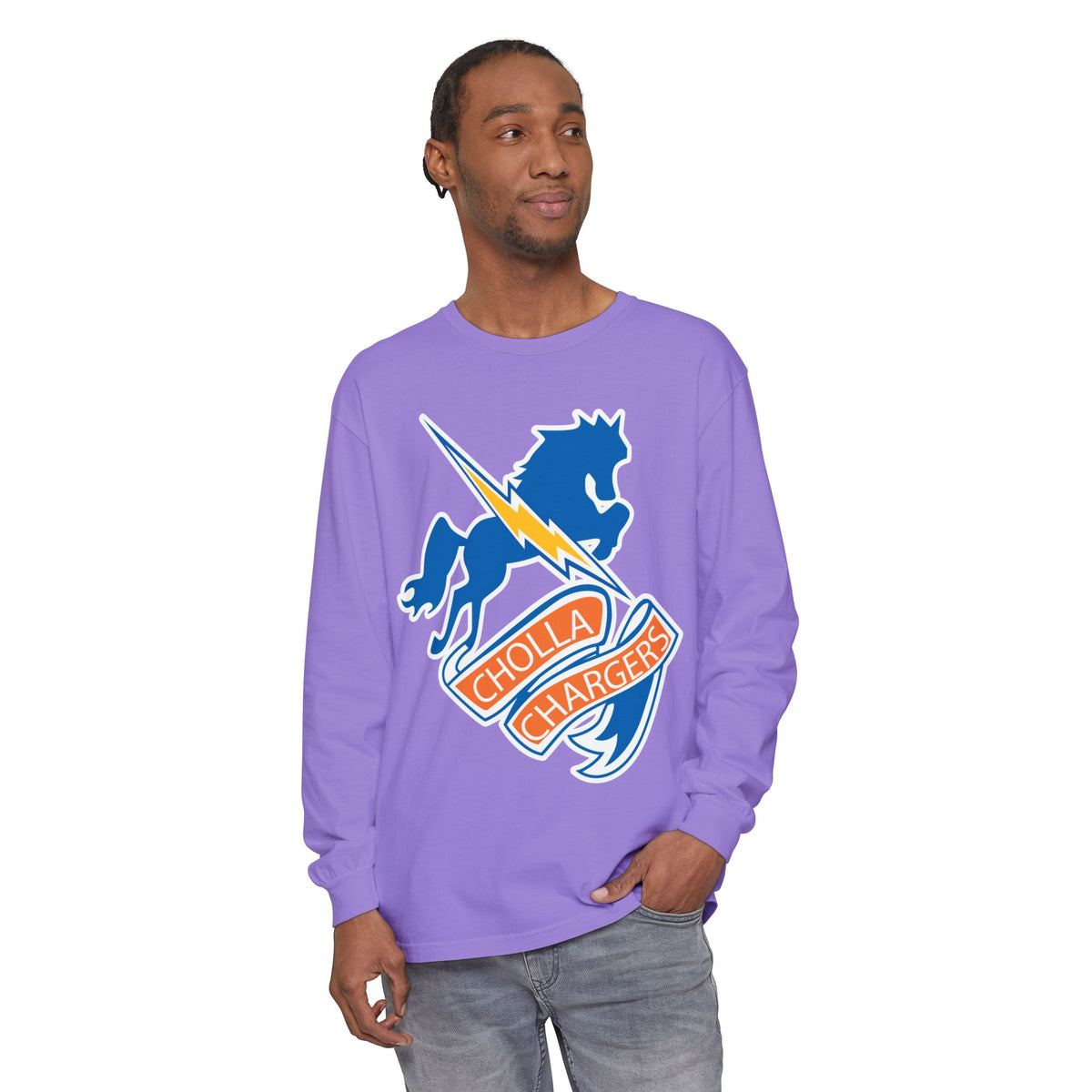 Garment-Dyed Long Sleeve Tee