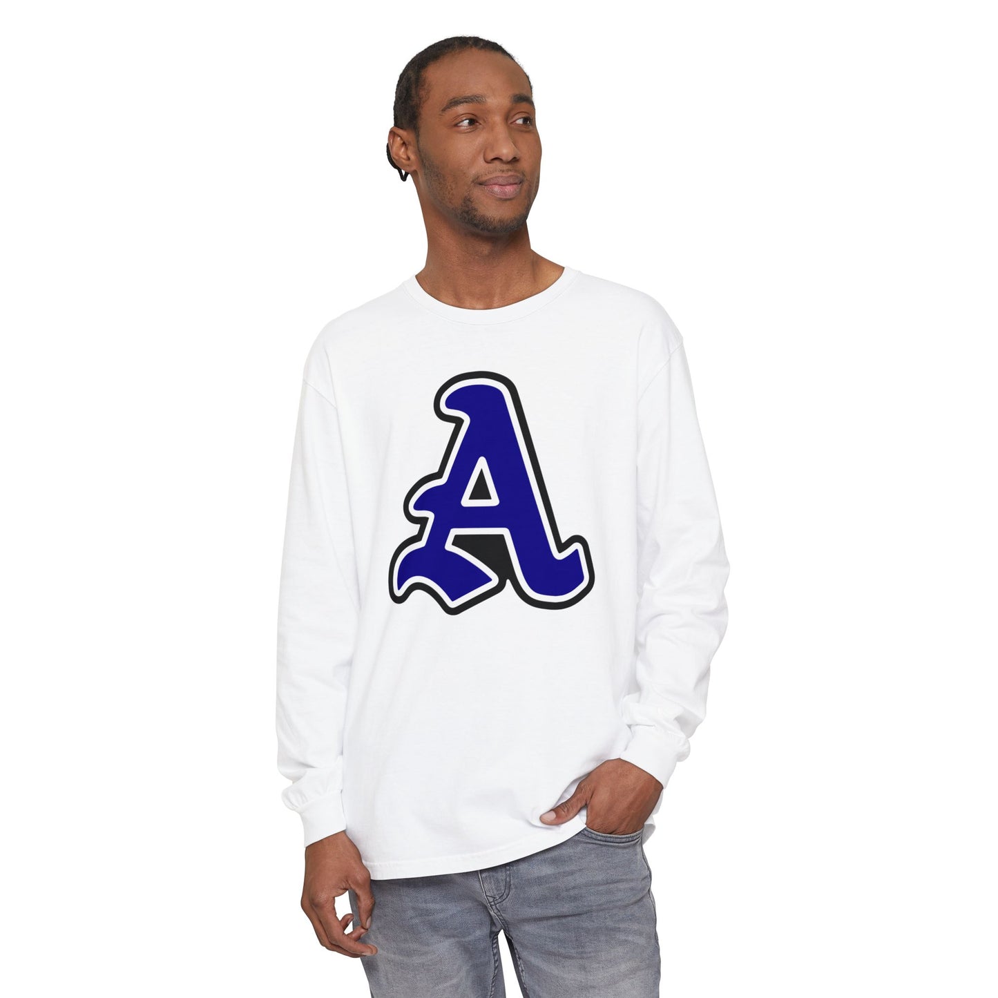 Garment-Dyed Long Sleeve Tee