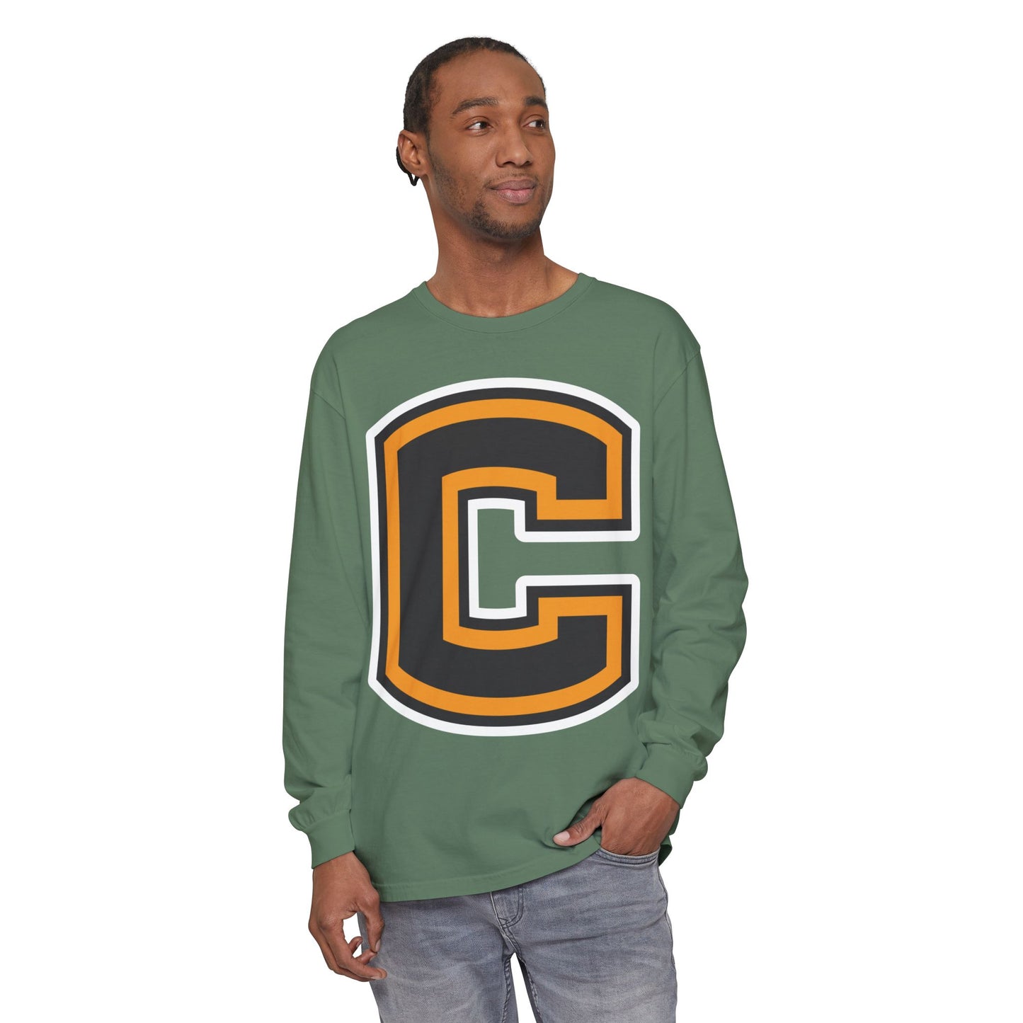 Garment-Dyed Long Sleeve Tee