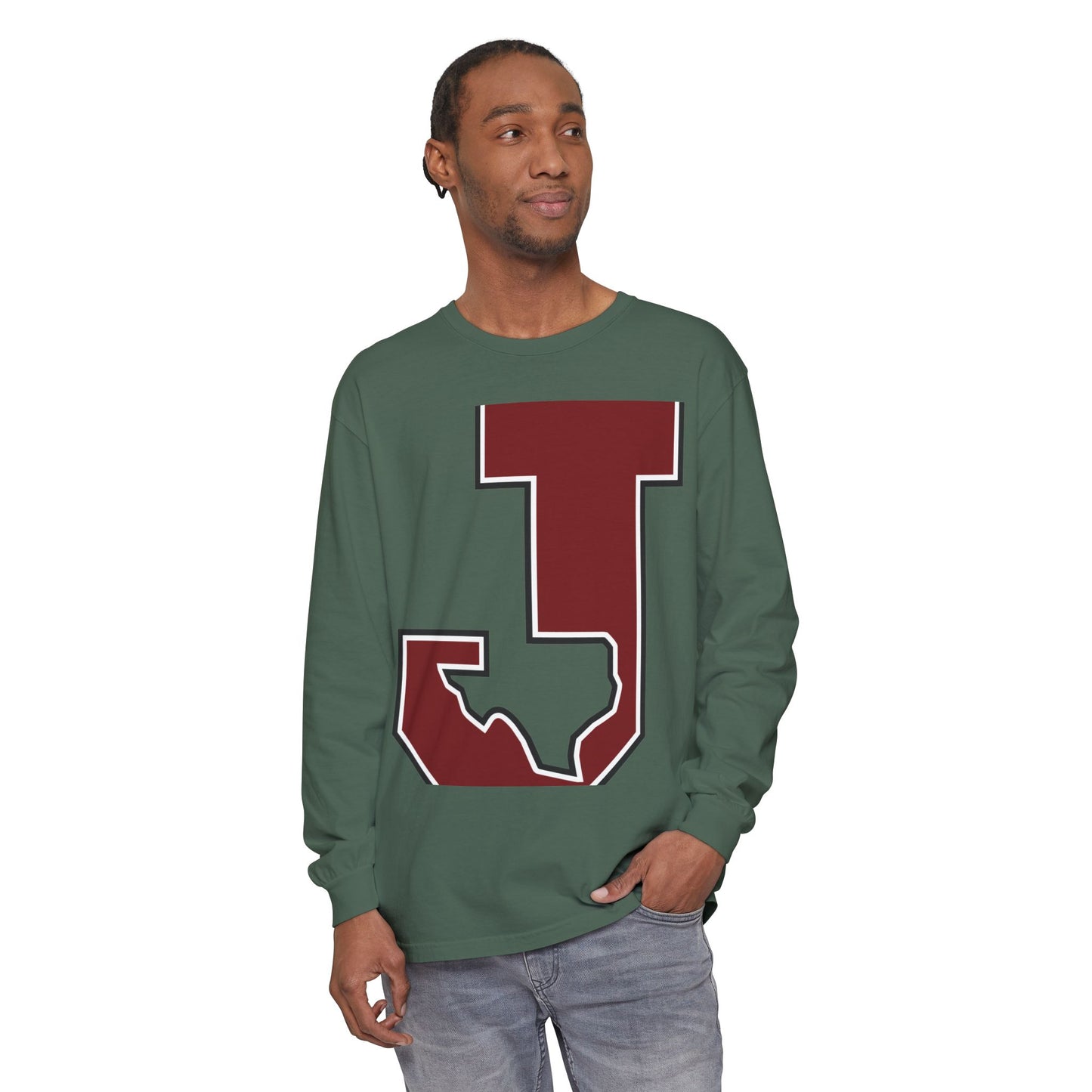 Garment-Dyed Long Sleeve Tee