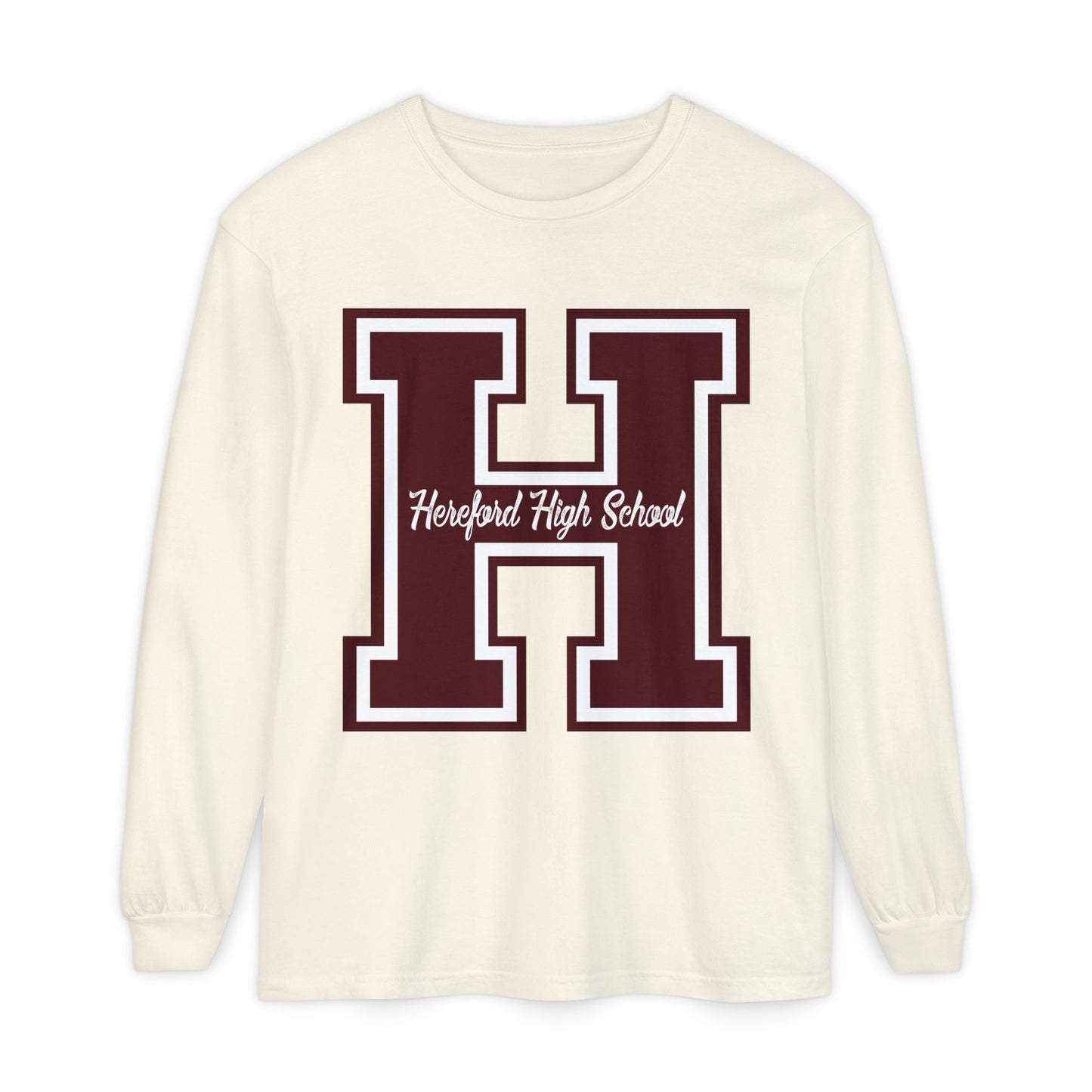 Garment-Dyed Long Sleeve Tee