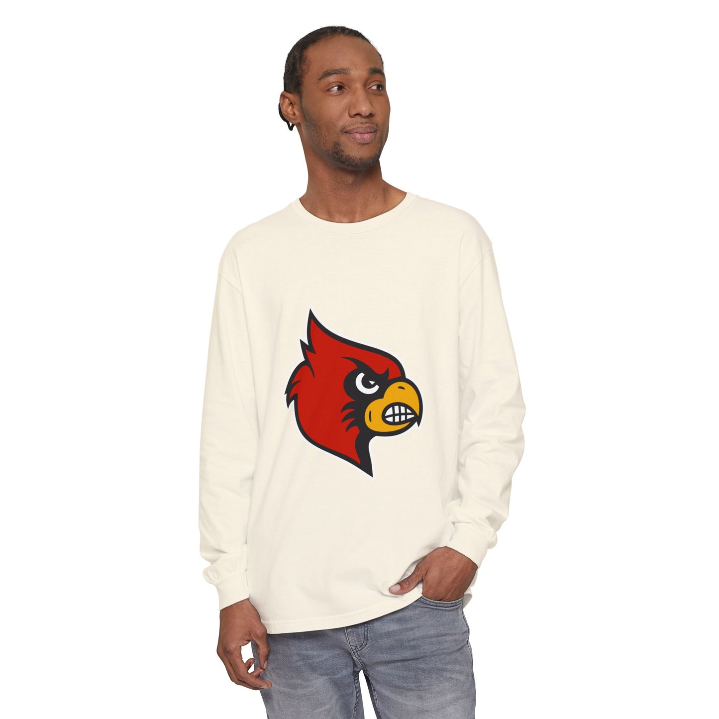 Garment-Dyed Long Sleeve Tee