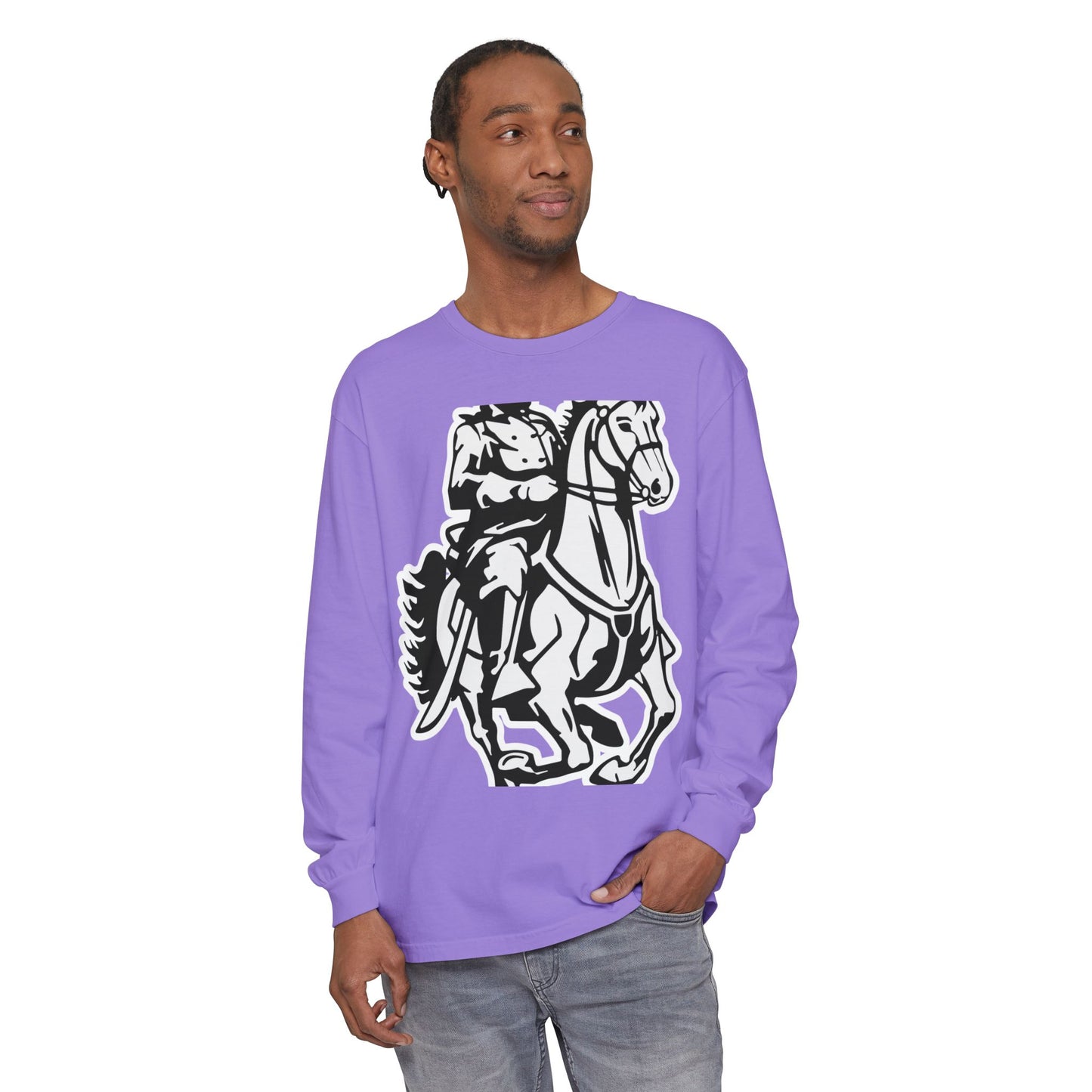 Garment-Dyed Long Sleeve Tee