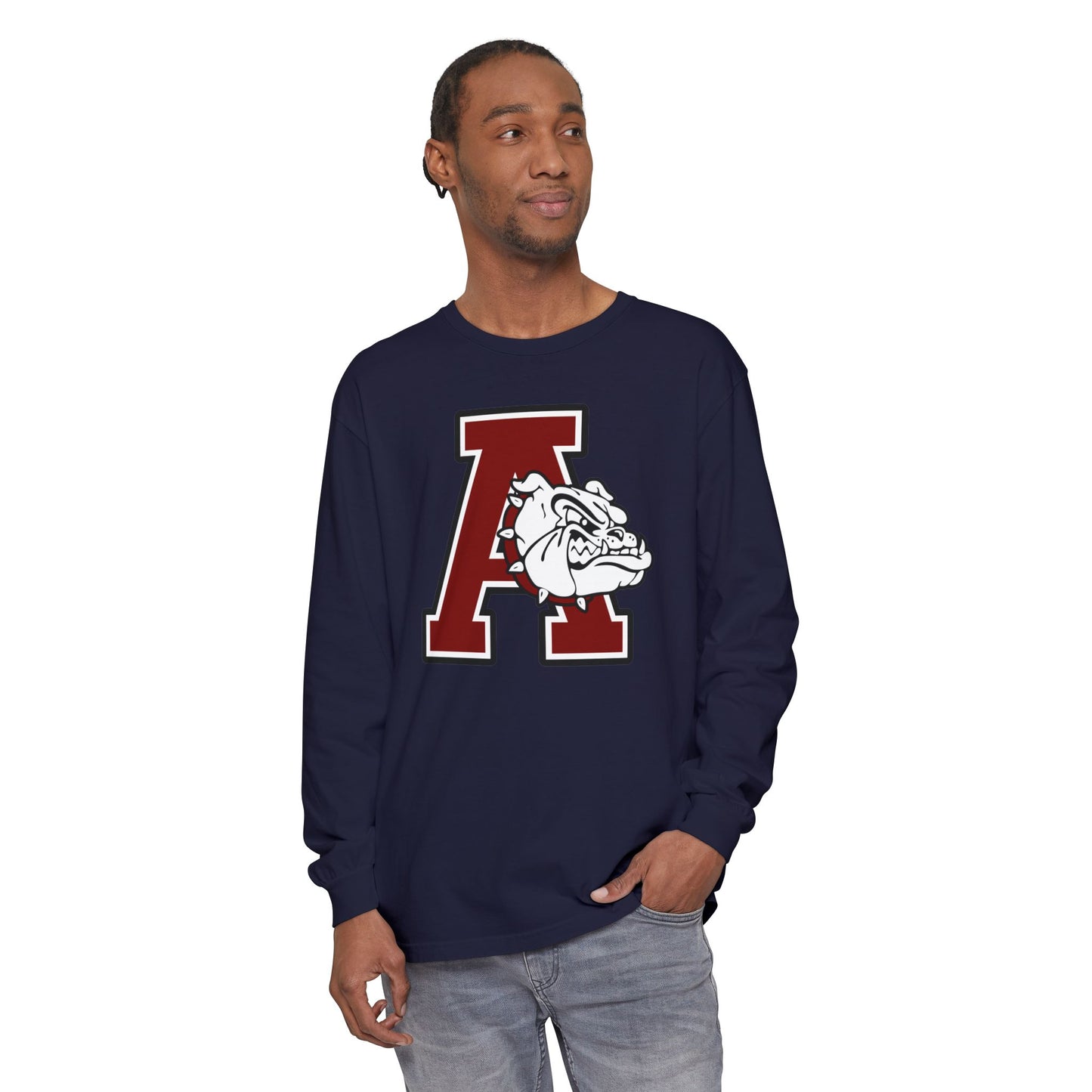 Garment-Dyed Long Sleeve Tee