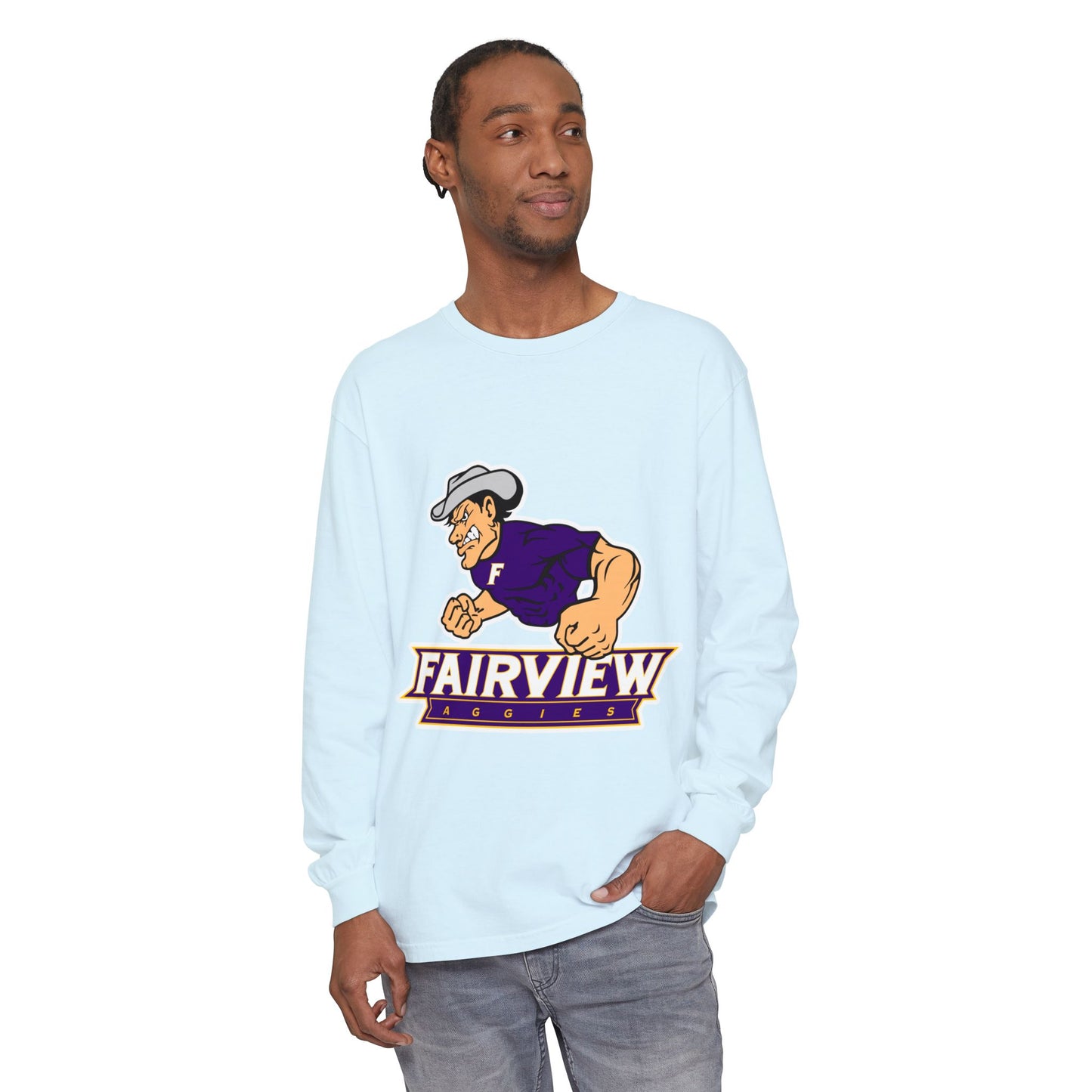 Garment-Dyed Long Sleeve Tee