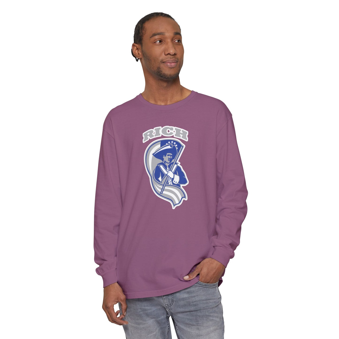 Garment-Dyed Long Sleeve Tee