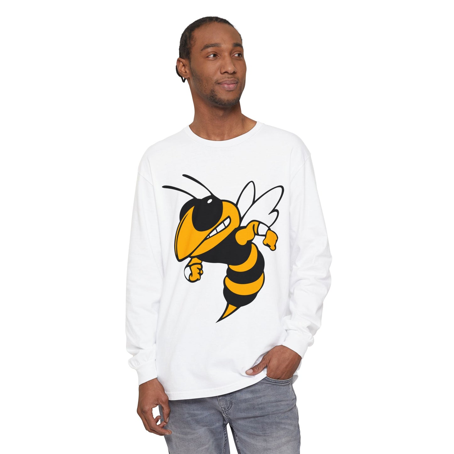 Garment-Dyed Long Sleeve Tee