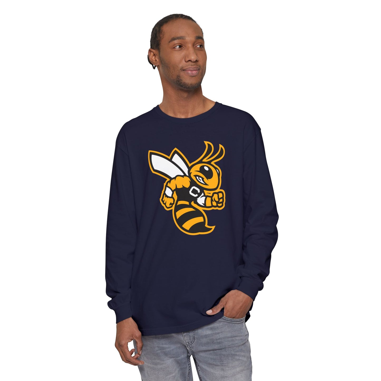 Garment-Dyed Long Sleeve Tee