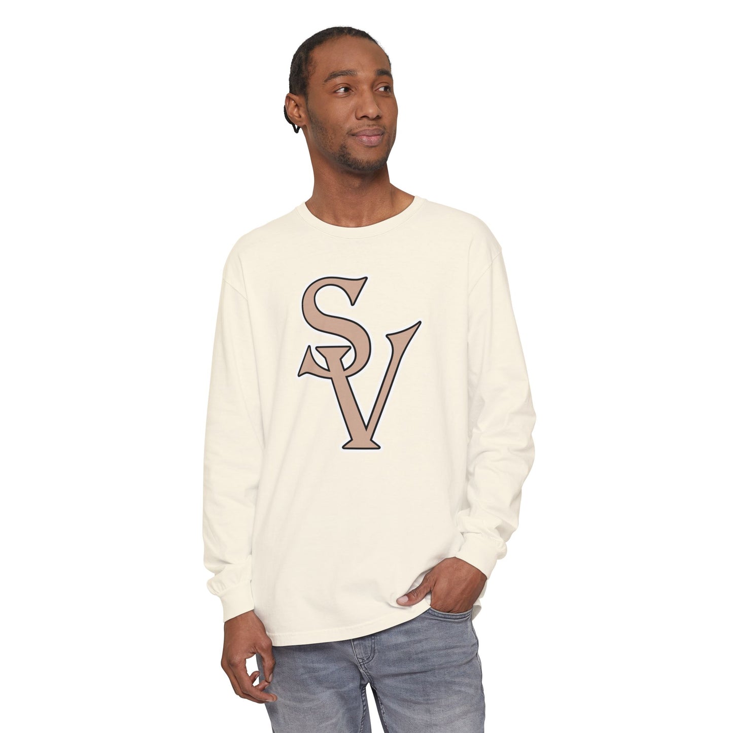 Garment-Dyed Long Sleeve Tee