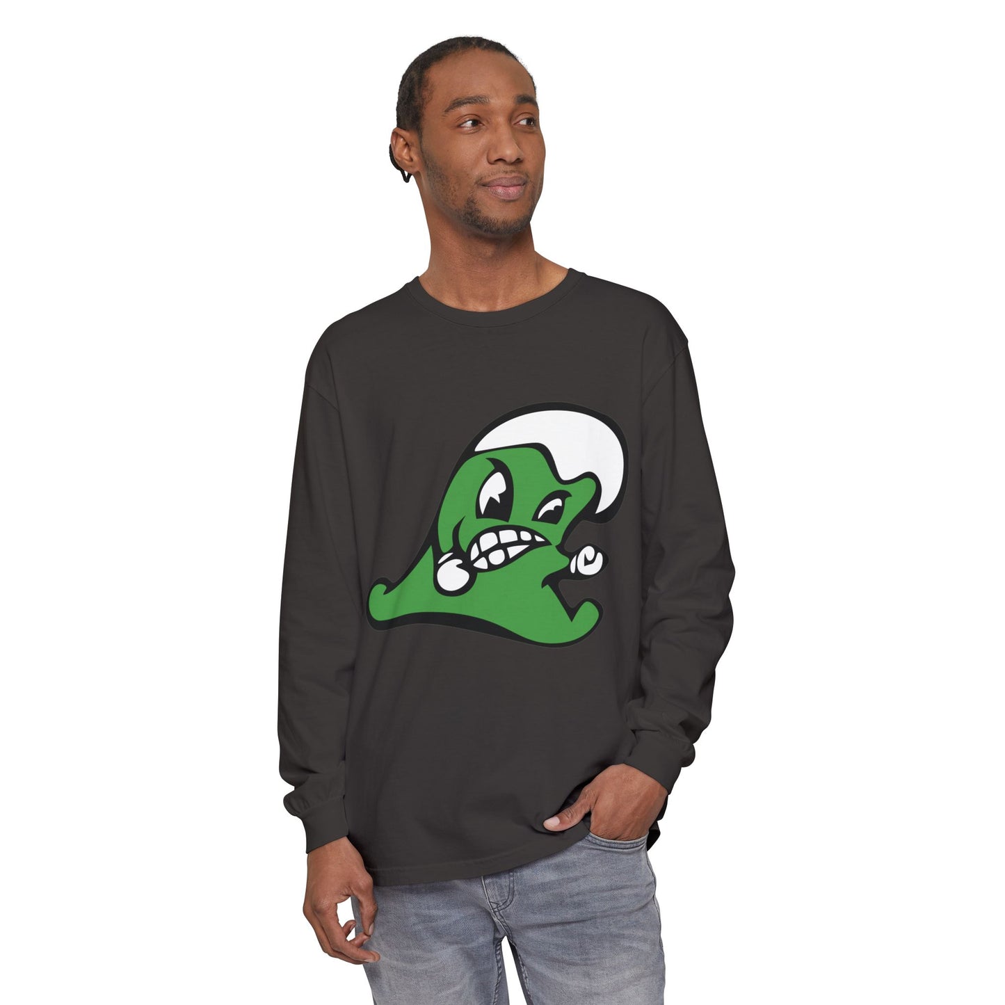 Garment-Dyed Long Sleeve Tee