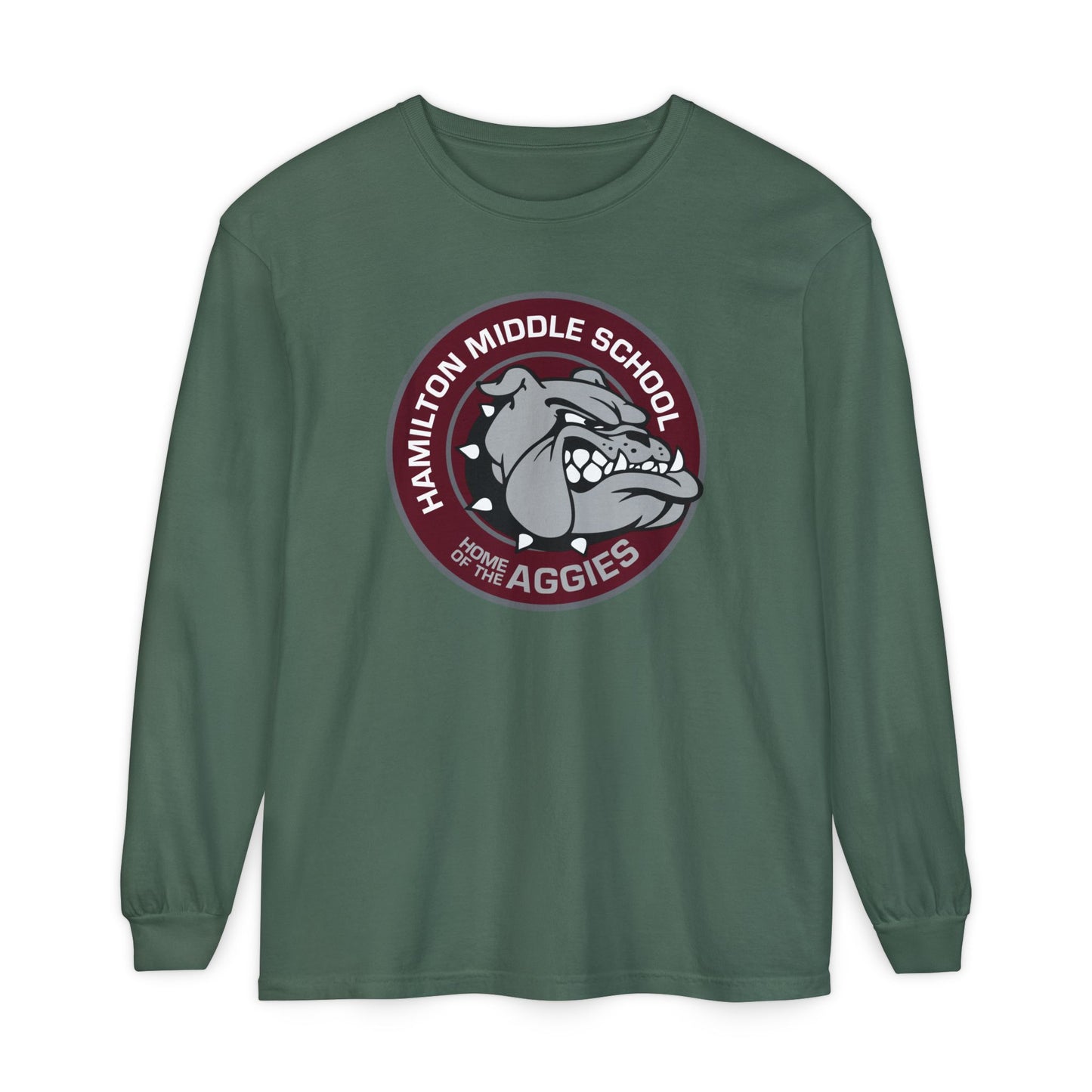 Garment-Dyed Long Sleeve Tee