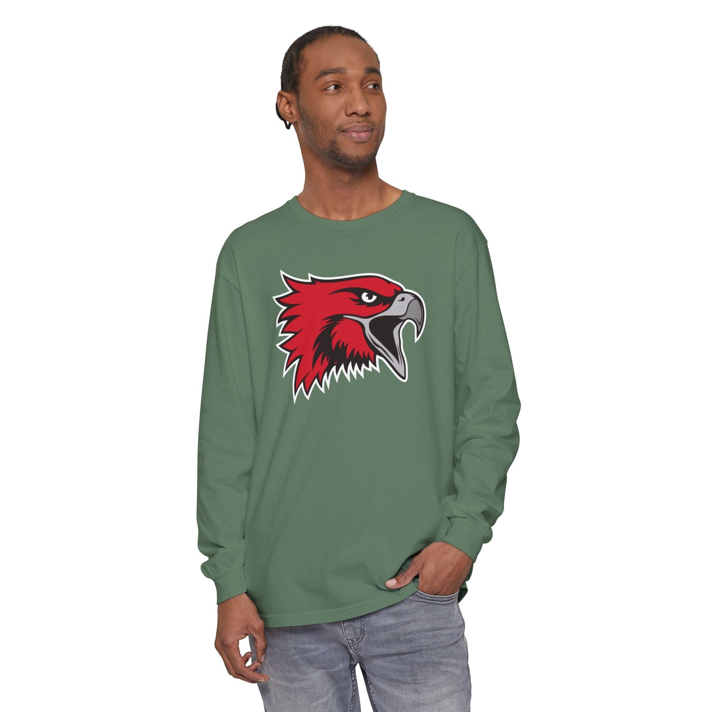 Garment-Dyed Long Sleeve Tee