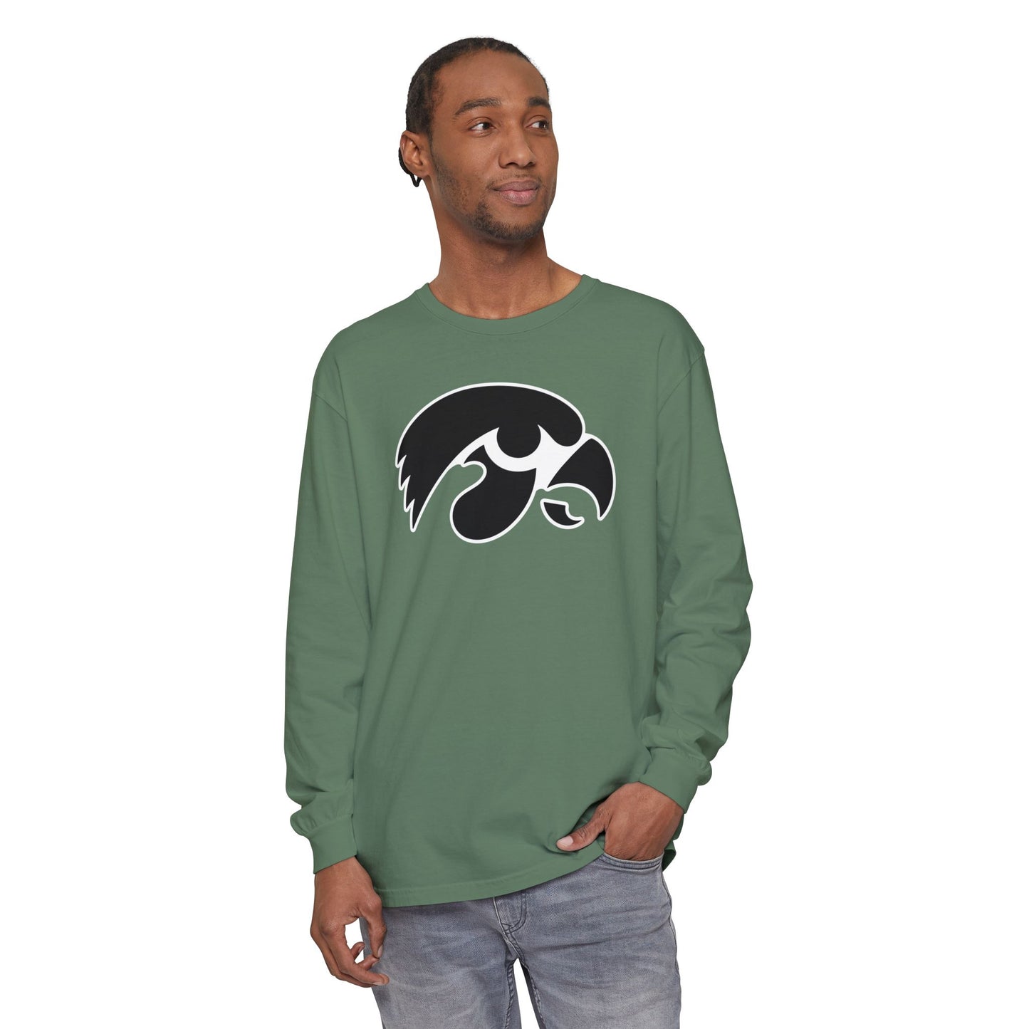 Garment-Dyed Long Sleeve Tee