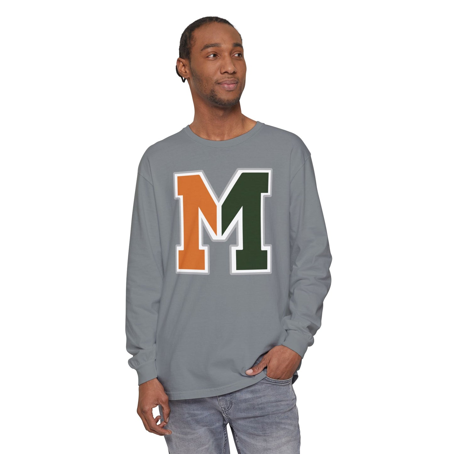 Garment-Dyed Long Sleeve Tee