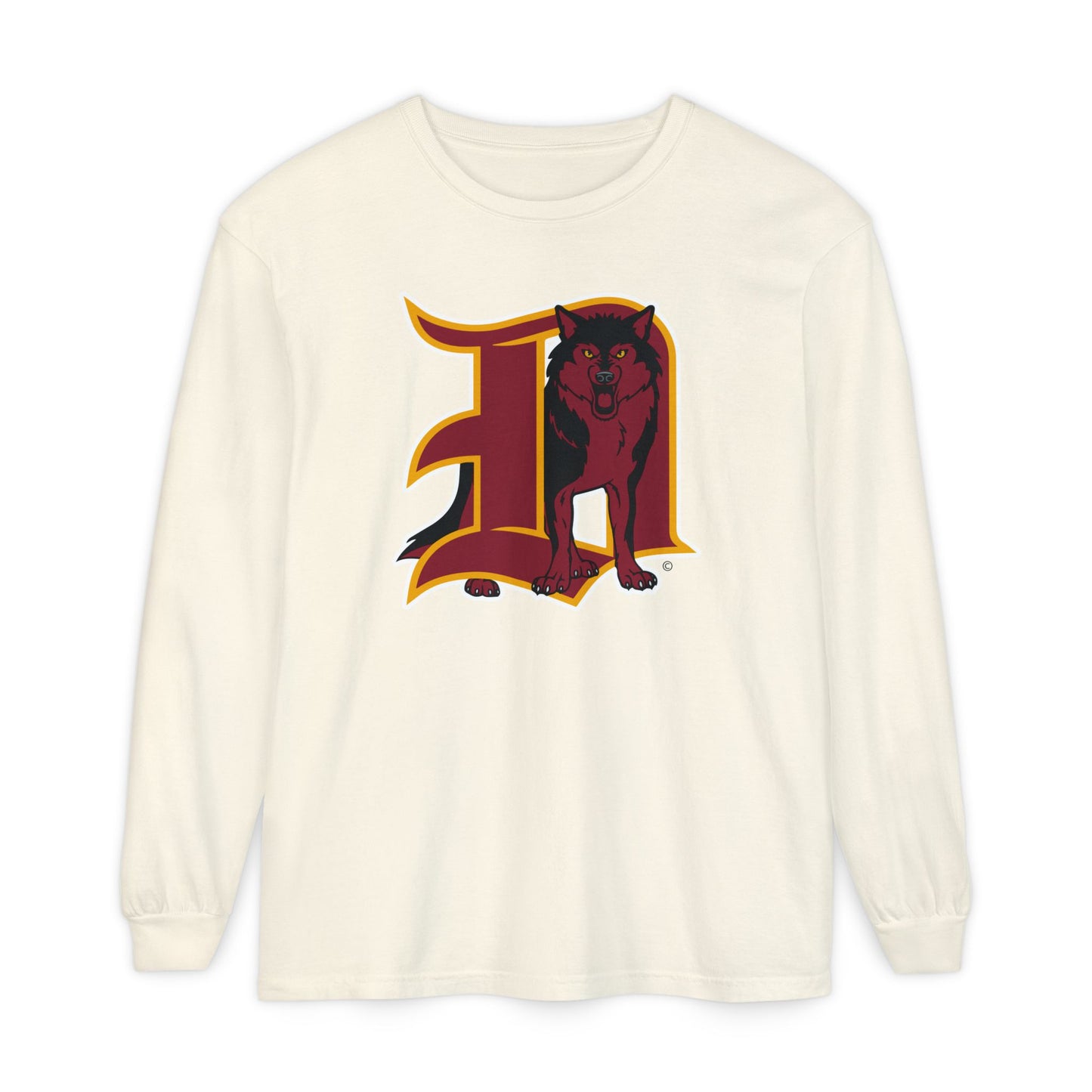 Garment-Dyed Long Sleeve Tee