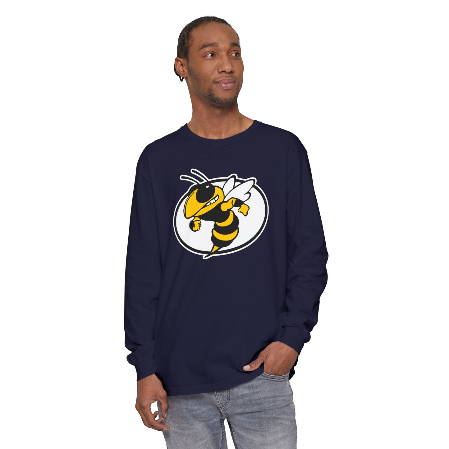 Garment-Dyed Long Sleeve Tee
