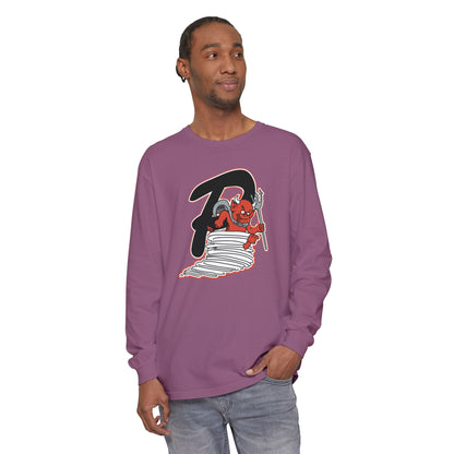 Garment-Dyed Long Sleeve Tee