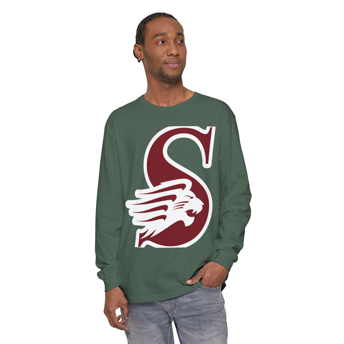 Garment-Dyed Long Sleeve Tee